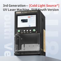 Qianli 3ème génération SU8 Machine laser UV&IR à lumière froide pour jeunes, multilingue, autofocus pour téléphones portables et verres d'appareil photo, garantie 1 an