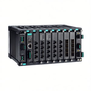 Commutateur géré Gigabit 24 ports Moxa MDS G4028, IEEE 802.3, Réseaux d'entreprise, Entrée d'alimentation 48V - Product Image 2