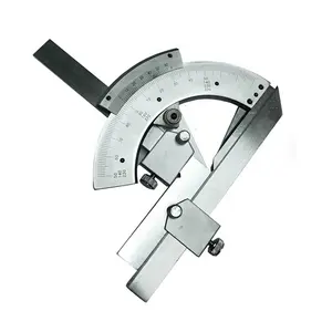 Penggaris Sudut Vernier Caliper Universal, Baja Kualitas Tinggi 180 320 360 Derajat