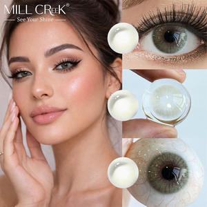Lentilles de contact colorées naturelles directes usine, perméabilité HEMA, 14.0mm à 14.2mm, effet naturel, commande en gros, OEM ODM - Product Image 5