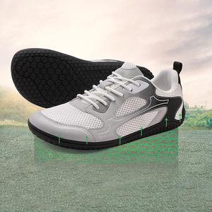 Logotipo personalizado Flexible Soft Wide Fit <span class=keywords><strong>0</strong></span> <span class=keywords><strong>Drop</strong></span> Sole Hombres Mujeres Minimalista Descalzo Cross Trainer Shoes Grounding Earthing Shoes - Product Image 1