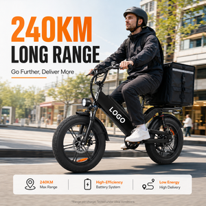 Bicicleta Eléctrica de Larga Duración 240km, Batería de Gran Capacidad 48V 55Ah, Motor de 750W, Neumáticos Anchos, para Servicio de Entrega - Product Image 1