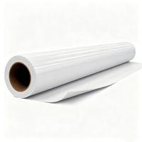 Material de Impresión de Gran Formato, Vinilo de PVC Imprimible Removible Sin Residuos para Letreros Interiores y Exteriores