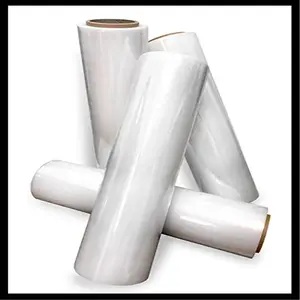 Stretch Film Manufacturer 50KGS Lldpe Jumbo Stretch Film Roll For Rewind Machine