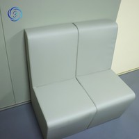 Ensemble de tables et de chaises souples anti-collision résistantes au feu, Nano Soft Pack, pour salle de détention