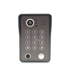 Meilleur Biométrique D'empreinte Digitale Station Extérieure Sonnette Appartement Système D'interphone Vidéo Villa Moniteur 4 Filaire Vidéo Étanche - Product Image 1