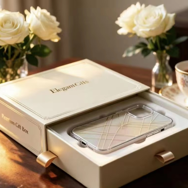Wholesale Eco Friendly Recyclable Rigid Paper Cardboard Gift Phone Case Drawer Box Mailing Packaging Box for Mobile Phone Cases