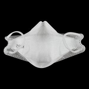 Masker wajah <span class=keywords><strong>Respirator</strong></span> KN95 KF4 sekali pakai, kapasitas penyaringan tinggi untuk perlindungan debu - Product Image 2