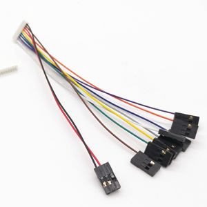 JST XH ชุดสายเชื่อมต่อชายหญิง,2.54มม. 2/<span class=keywords><strong>3</strong></span>/4/5/6/7/8/9/10Pin - Product Image 2