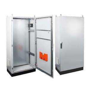 Caja Eléctrica SAIPWELL, Caja de Acero Grande, IP54 Impermeable, con Recubrimiento en Polvo, de Una o Dos Puertas, para Instalar en el Suelo - Product Image 2