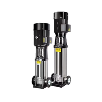 Pompa Multistage Vertikal Seri CDL 15HP 304SS Pompa Booster Head Tinggi 300m dengan Motor IE3 untuk Pasokan Air Gedung Bertingkat Tinggi