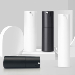 Stock 30ml 50ml White Frosted Plastic <b>Pump</b> Lotion <b>Bottle</b> Serum Cosmetic Serum Packaging Matte Black Airless <b>Pump</b> <b>Bottle</b> - Product Image 2