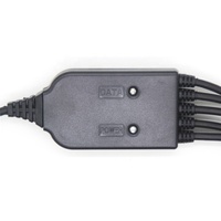 Cable de programación de Walkie Talkie 5 en 1 FTDI para Motorola GP88 GP300 GP328 Pro5150 Cable de datos de línea de frecuencia de escritura 5 en 1
