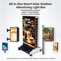 Lampadaire LED solaire intelligent rectangulaire en aluminium pour extérieur, à montage sur poteau, avec détection automatique crépuscule-aube, certifié CE, pour usage commercial, 5000 lumens