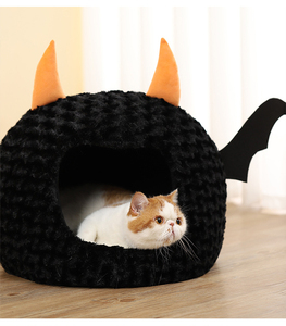 Cama Rectangular Elevada para Perros Witter 2024, Diseño Encantador, Patrón Sólido, Poliéster Ecológico - Product Image 1
