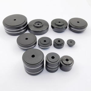 Антивибрационные подставки для проигрывателя, алюминиевые ножки-изоляторы для снижения вибрации, сменные коврики - Product Image 3