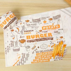 Customized Printed Sandwich Wrap <b>Paper</b> Fast <b>Food</b> Greaseproof <b>Paper</b> for Burger <b>Wrapping</b> - Product Image 5