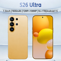 Teléfono Móvil al por Mayor, S26 Ultra 5G, Smartphone 4G Real, Pantalla 4K, 16G+1T, Desbloqueado Global, Batería de 8000mAh, Nuevo