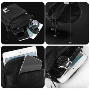 Sac bandoulière homme en nylon léger et décontracté à prix abordable – Vente en gros de sacs messager pour hommes - Product Image 5
