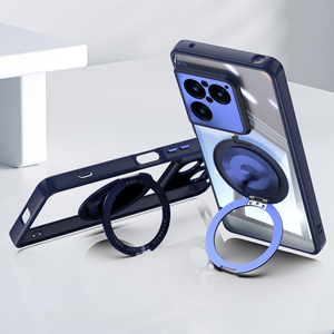 Funda Trasera con Carga Inalámbrica TPU+PC para Sony Xperia 10 VIII/1VIII con Soporte Giratorio, Funda Magnética para <span class=keywords><strong>iPhone</strong></span> 16/17 Pro - Product Image 2
