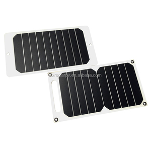 Tùy Chỉnh Xách Tay 7W Sunpower Mini Tấm Năng Lượng Mặt Trời Linh Hoạt Kép USB Giao Diện Đầu Ra Dc5v Di Động Năng Lượng Mặt Trời Sạc Sản Xuất Năng Lượng Mặt Trời - Product Image 3