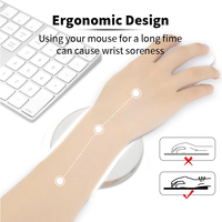 Tapis de souris de jeu en silicone cristal antidérapant et résistant à l'eau avec repose-poignet pour la maison et le bureau