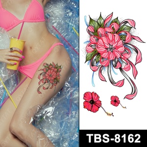 Autocollant de tatouage corporel temporaire imprimé coloré, imperméable, sûr pour la peau, style sexy, personnalisé pour <span class=keywords><strong>femmes</strong></span> - Product Image 5
