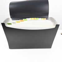 Porte-documents extensible innovant A4, couleur personnalisée, PP, 13 poches, fermeture à bande élastique, matériau épais de 0,7 mm, pour documents