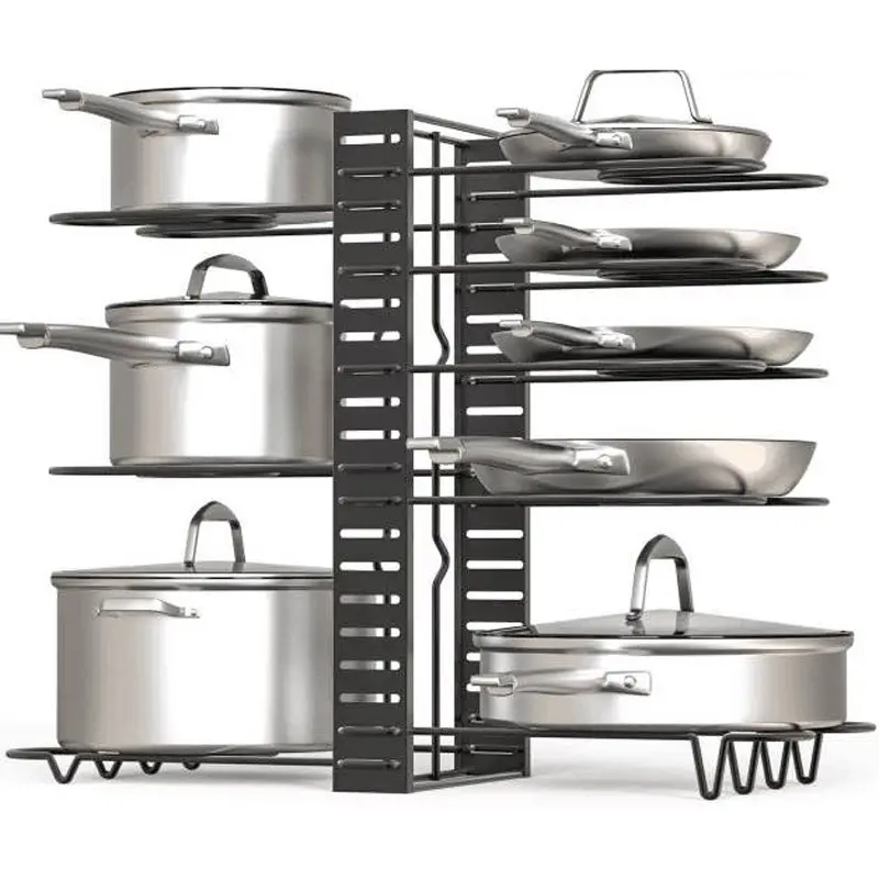 Vendita calda accessori da cucina regolabili porta-oggetti porta-oggetti Organizer stendino stendino