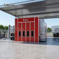 Set Lengkap Booth Semprot Cat Industri dengan Fungsi Pemanas Pembakar Diesel dan Unit Pengisian Udara untuk Lini Produksi Pabrik