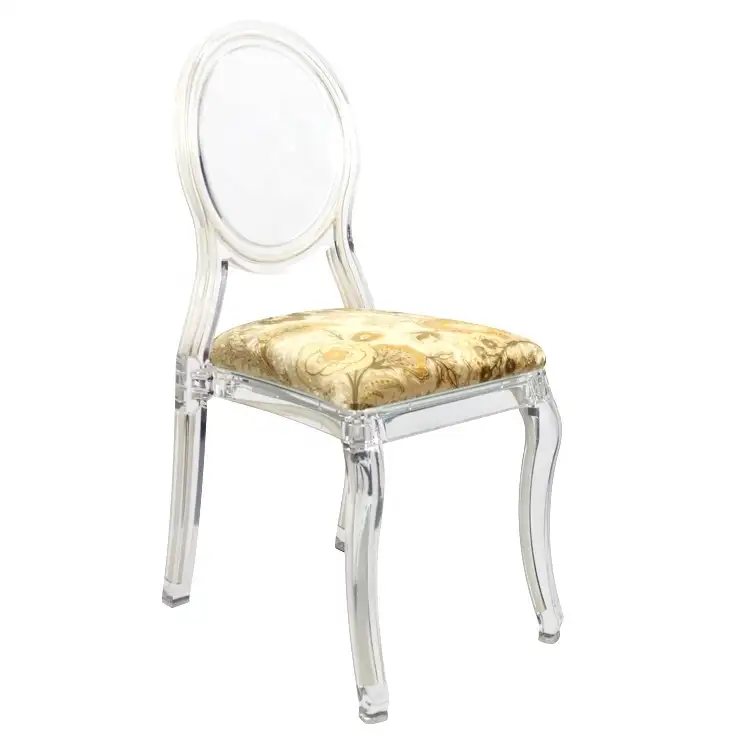 도매 쌓을수 있는 명확한 수지 아크릴 Chavari 의자 호텔 Chivari 의자 플라스틱 사건 결혼식 투명한 Chiavari 의자