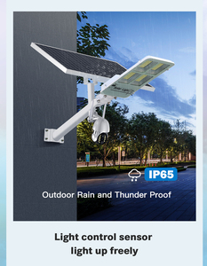 Cámara CCTV con Lente Esférica 4G de Fábrica China, Farola Solar de 100W 200W 300W, Lista de Precios FL-ISL008 - Product Image 5