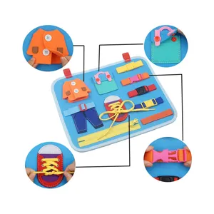 Hot sale high quality contrast montesori toys educational montessori baby activity busy board