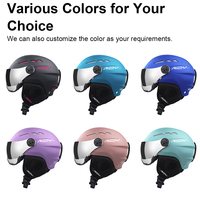 Casque de ski personnalisé pour femmes, hommes et enfants, avec masque, casque de snowboard pour adultes, certifié CE EN1077, fabricant OEM