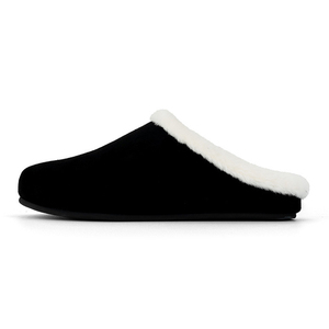 Mulas de cuero Sandalias de corcho Zapatos de patata con soporte de arco Zuecos de gamuza para mujer - Product Image 4