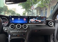 Pour Mercedes-Benz Classe C W205 Classe GLC X253 Système Android 13 Double Écran 12.3" avec Autoradio Navigation GPS Carplay
