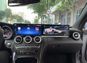 Voor Mercedes-Benz C-Klasse W205 GLC-Klasse X253 Android 13 Dubbel Scherm 12.3 inch Autoradio <span class=keywords><strong>GPS</strong></span> Navigatie Carplay Systeem - Product Image 2