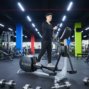 Vélo <span class=keywords><strong>elliptique</strong></span> professionnel manuel – Cross-trainer commercial à résistance magnétique avec écran LED pour salle de sport et centre de fitness (usage intensif) - Product Image 3