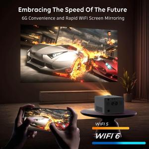 LCD Hộ Gia Đình Rạp Chiếu Phim Mini Máy Chiếu Di Động Điện Thoại Thông Minh Wifi Androiod Máy Chiếu LED HD Mini Di Động Proyector - Product Image 4