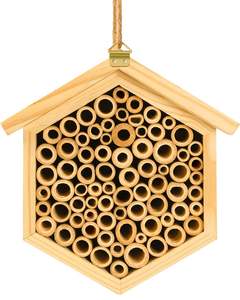 Casa <span class=keywords><strong>de</strong></span> abeja <span class=keywords><strong>de</strong></span> madera hecha a mano, hábitat <span class=keywords><strong>de</strong></span> bambú Natural, colmena, carpintero, <span class=keywords><strong>abejas</strong></span> polinizadoras, cortador <span class=keywords><strong>de</strong></span> <span class=keywords><strong>hojas</strong></span>, abeja para gatos, árboles, rascador - Product Image 1