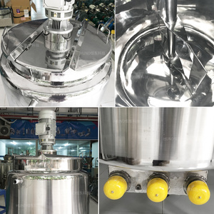 Mezclador de líquidos con calefacción eléctrica Bebida Leche Homogeneizador Champú Gel de <span class=keywords><strong>ducha</strong></span> Tanque de mezcla con agitador - Product Image 6