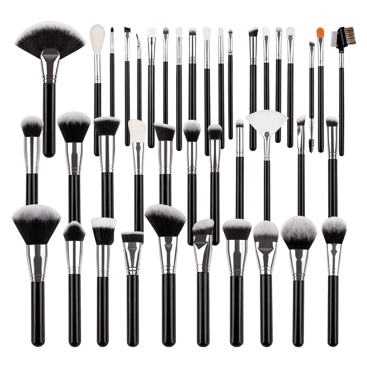 Custom Your Logo Professional Makeup Brush 40pcs High Quality Powder Blush Makeup Brushes Set Private Label