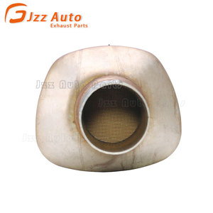 Pulitore Gas 51mm ritaglio TWC ceramica catalitico universale acciaio inossidabile corpo quadrato 124*102mm convertitore catalitico ad alto flusso - Product Image 4