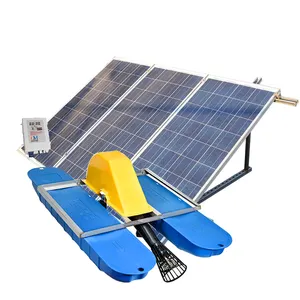 High quality solar turbo jet aerator surface for waste water treatment