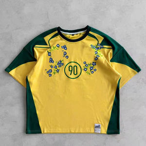 Produttore di T-shirt <span class=keywords><strong>Polo</strong></span> da Uomo Personalizzata in 100% Cotone <span class=keywords><strong>Jacquard</strong></span> Lavorato a Maglia, Stile Vintage, 300G, Manica Corta Casual - Product Image 4