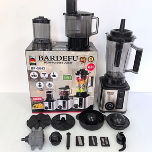 <span class=keywords><strong>Blender</strong></span> Komersial Stainless Steel 4L 8-in-1 Kapasitas Besar, 7 Kecepatan 36W, Penggiling Daging Kecepatan Tinggi, Penghancur Es, Pembuat Jus - Product Image 3