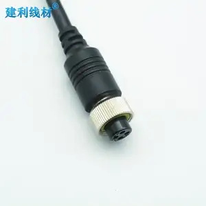 4Pin Female To RCA Male DC Male For Enhanced Compatibility Adapter Cable For Truck To Car Camera Conversion