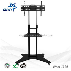 Support de chariot de TV Mobile robuste support de chariot LED/LCD pour <span class=keywords><strong>Samsung</strong></span> roues verrouillables de Construction en acier compatibles VESA de 32 à 55 <span class=keywords><strong>pouces</strong></span> - Product Image 4