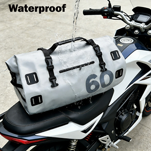 Bolsa Trasera Impermeable <span class=keywords><strong>para</strong></span> Asiento <span class=keywords><strong>de</strong></span> Motocicleta, Mochila Resistente a la Intemperie, <span class=keywords><strong>Maleta</strong></span> Trasera <span class=keywords><strong>para</strong></span> Motocicleta con Cubierta <span class=keywords><strong>para</strong></span> Lluvia, Bolsa <span class=keywords><strong>para</strong></span> <span class=keywords><strong>Bicicleta</strong></span> - Product Image 5