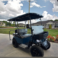 Voiturette de golf électrique 4 places, nouvelle conception 2026, batterie lithium 60V, autonomie 100 km, certifiée CE, pour parcours de golf